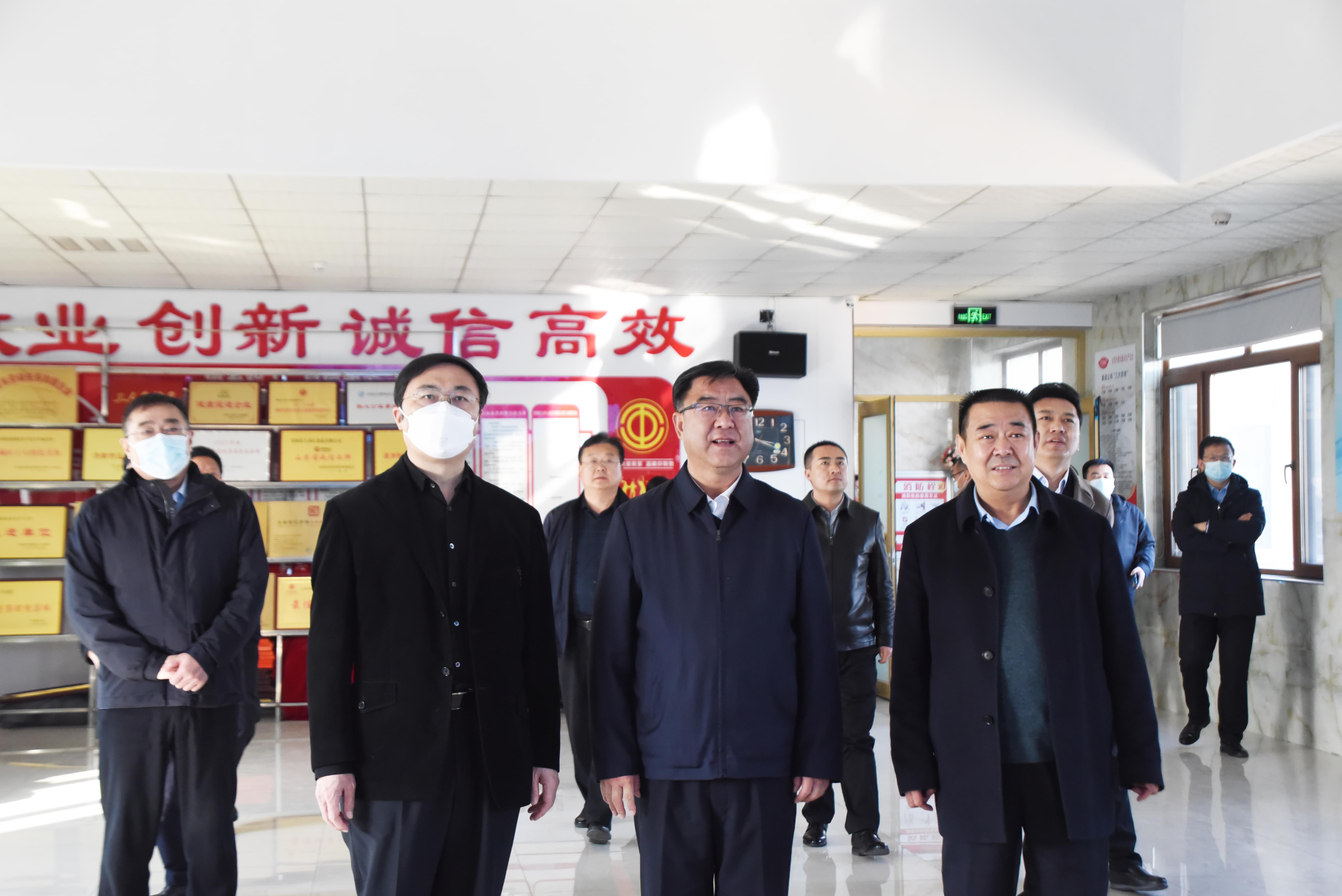 甘肅省臨夏回族州黨政代表團(tuán)蒞臨玖久同心食品集團(tuán)